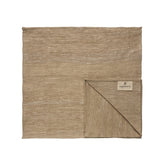 Set de 4 serviette de table ecru.  Cette serviette de table est fabriquée à partir de fils de coton recyclés et tissés sur un métier à main traditionnel.